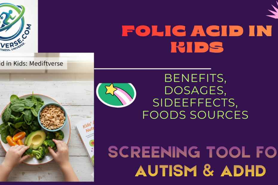 A pediatrician explaining the benefits of folic acid for kids