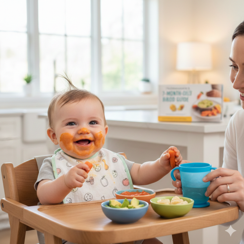 The 7-Month-Old Feeding Schedule A Pediatrician’s Guide to Solids